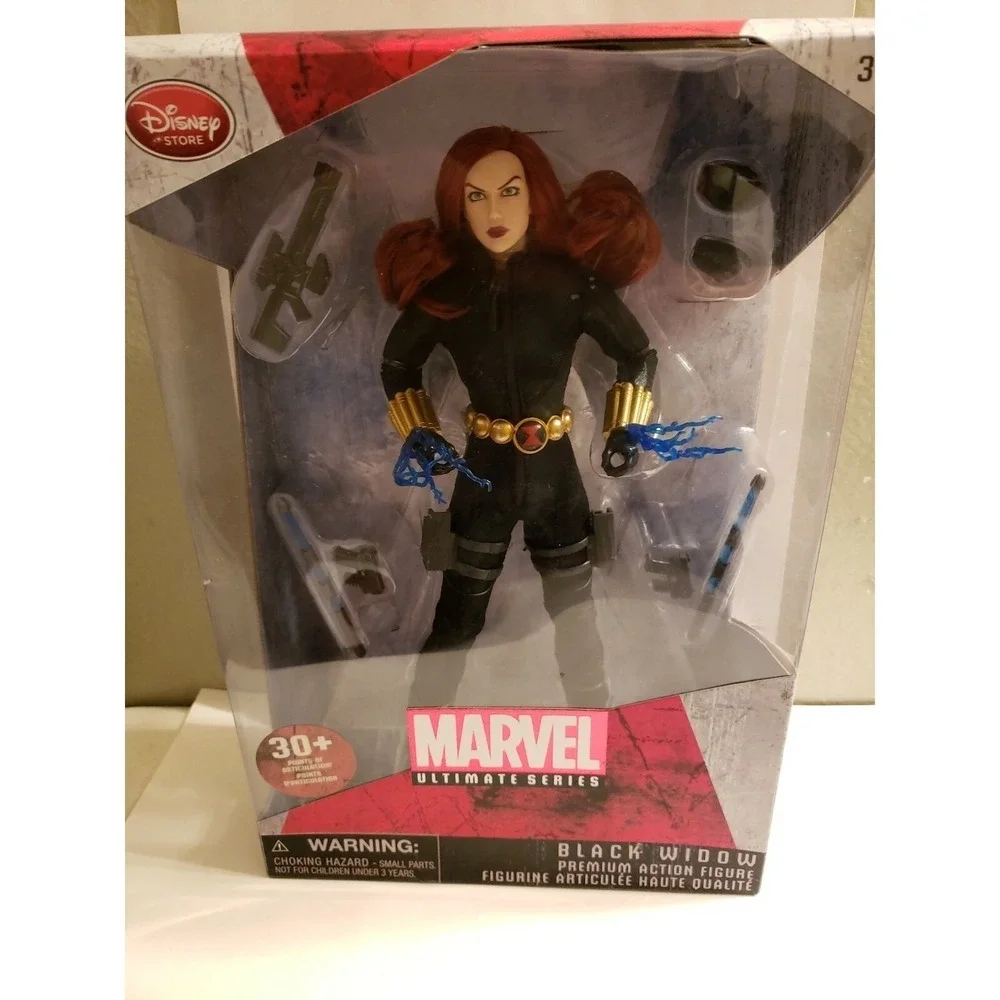 Disney Store Marvel Ultimate Series Black Widow Premium Action Figure 10 inch